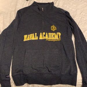 Women’s Naval Academy quarter zip sweatshirt